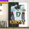 The 2022 NFL Offensive Rookie Of The Year Is Garrett Wilson Home Decor Poster Canvas