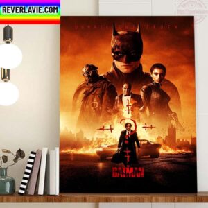 The Batman Poster Unmask The Truth Home Decor Poster Canvas
