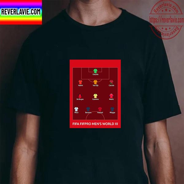 The Best 2022 FIFA FIFPRO Mens World 11 Unisex T-Shirt The Best 2022 FIFA FIFPRO Mens World 11 Unisex T-Shirt
