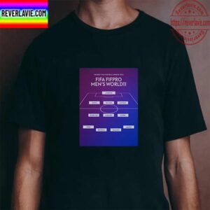 The Best FIFA Football Award 2022 FIFA FIFPRO Mens World 11 Unisex T-Shirt
