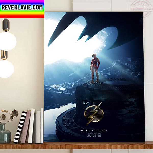 The Flash 2023 Worlds Collide Official Teaser Poster Home Decor Poster Canvas The Flash 2023 Worlds Collide Official Teaser Poster Home Decor Poster Canvas