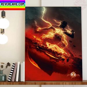 The Flash Movie New Poster Of DC Comics Home Decor Poster Canvas