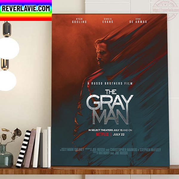 The Gray Man Is A Russo Brothers Film Poster Movie Home Decor Poster Canvas The Gray Man Is A Russo Brothers Film Poster Movie Home Decor Poster Canvas