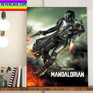 The Mandalorian Season 3 Teaser Poster Home Decor Poster Canvas