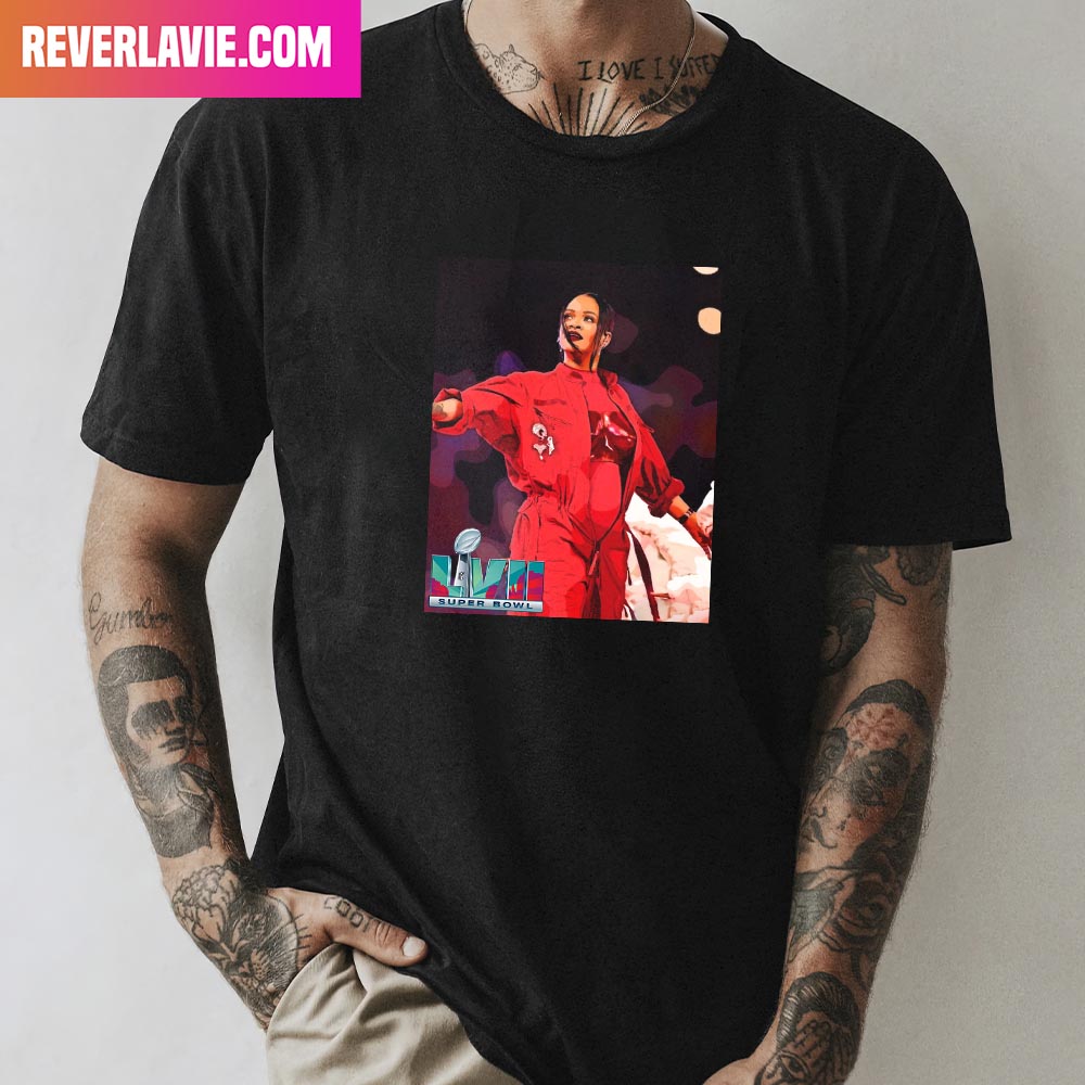 The Super Bowl MVP Is Rihanna Halftime Super Bowl LVII 2023 Style T-Shirt The Super Bowl MVP Is Rihanna Halftime Super Bowl LVII 2023 Style T-Shirt