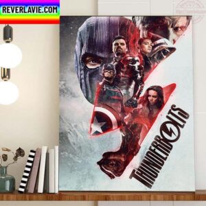 Thunderbolts Movie Poster Fan Art Home Decor Poster Canvas