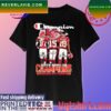 Travis Kelce Patrick Mahomes and Pacheco Super Bowl LVII Champions Kansas City Chiefs signatures T-shirt