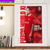 Virgil van Dijk Is In The 2022 FIFA FIFPro Mens World 11 Home Decor Poster Canvas