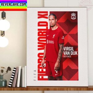Virgil van Dijk Is In The 2022 FIFA FIFPro Mens World 11 Home Decor Poster Canvas
