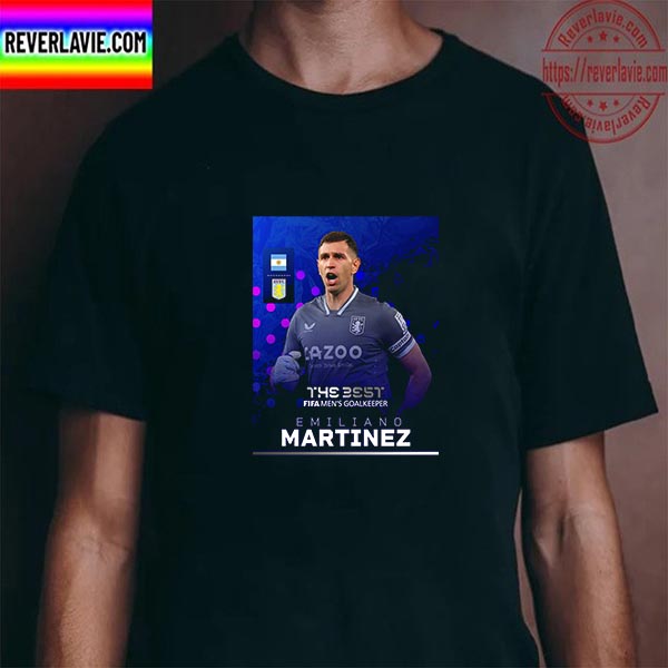 World Cup Winner Emi Martinez Wins The Best FIFA Mens Goalkeeper Award For 2022 Unisex T-Shirt World Cup Winner Emi Martinez Wins The Best FIFA Mens Goalkeeper Award For 2022 Unisex T-Shirt