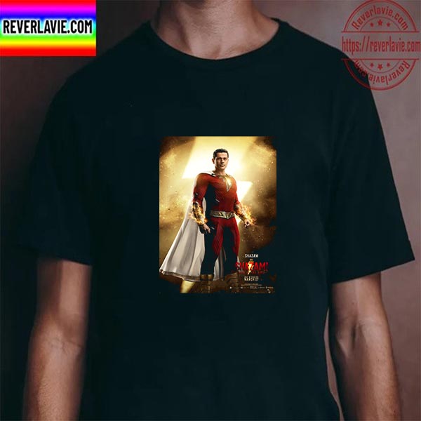 Zachery Levi As Shazam In Shazam Fury Of The Gods Unisex T-Shirt Zachery Levi As Shazam In Shazam Fury Of The Gods Unisex T-Shirt