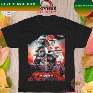 philadelphia eagles and kansas city chiefs super bowl Lvii 2023 T-shirt