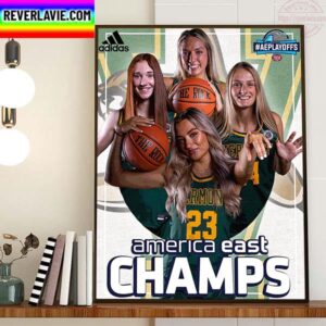 2023 America East Conference Champions Are Vermont Catamounts Womens Basketball Home Decor Poster Canvas
