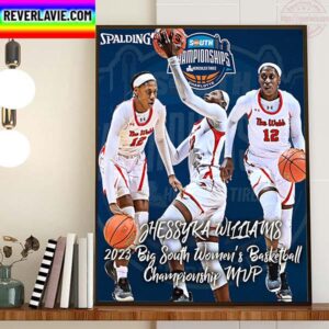 2023 Big South Conference Womens Basketball Championship MVP Is Jhessyka Williams Home Decor Poster Canvas