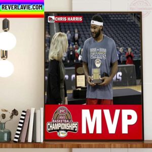 2023 Ohio Valley Conference Tournament MVP Is Chris Harris Home Decor Poster Canvas
