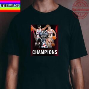 2023 PAC 12 Conference Mens Basketball Tournament Champions Are Arizona Wildcats Mens Basketball Classic T-Shirt