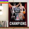 Alabama Crimson Tide Mens Basketball Are 2023 Southeastern Conference Champions Home Decor Poster Canvas