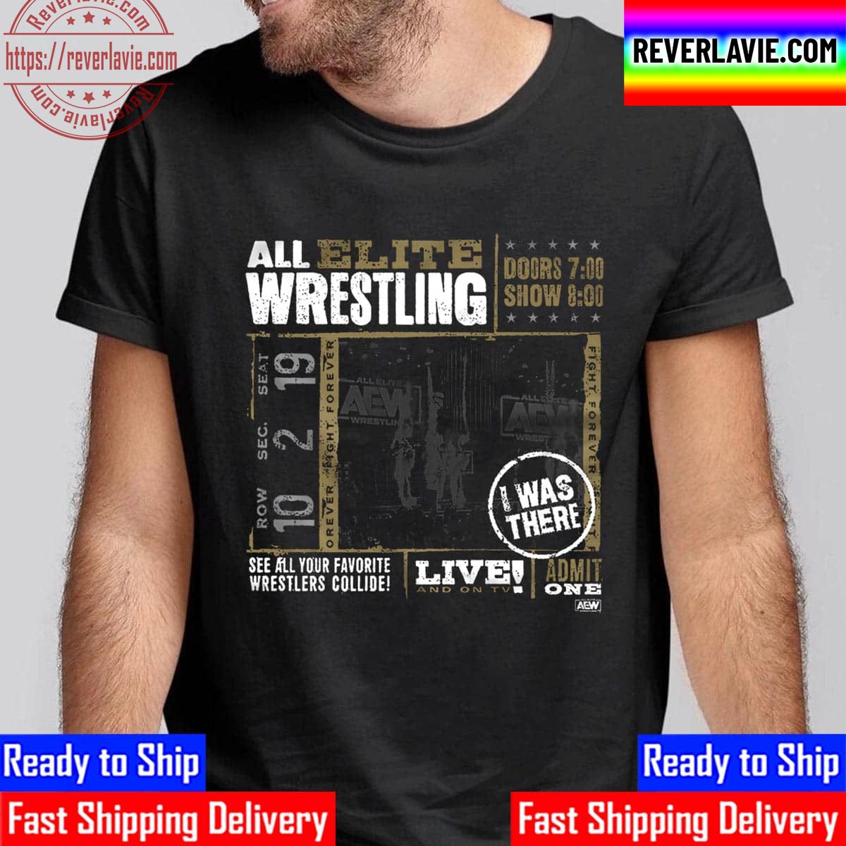 AEW Commemorative I Was There Event Unisex T-Shirt AEW Commemorative I Was There Event Unisex T-Shirt