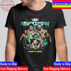 AEW Revolution 2023 Poster Unisex T-Shirt
