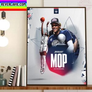 Aaliyah Edwards Is The Big East Tournament MOP Home Decor Poster Canvas