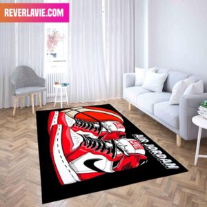 Air Jordan 1 High OG Retro Chicago Sneaker Rug Home Decor