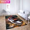 Air Jordan 1 Retro High OG Blue Moon Sneaker Rug Home Decor