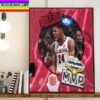 Alabama Crimson Tide Mens Basketball Brandon Miller Is 2023 Southeastern Conference MVP Home Decor Poster Canvas