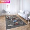 Air Jordan x Nike Dunk High n Low Collections Sneaker Rug Home Decor
