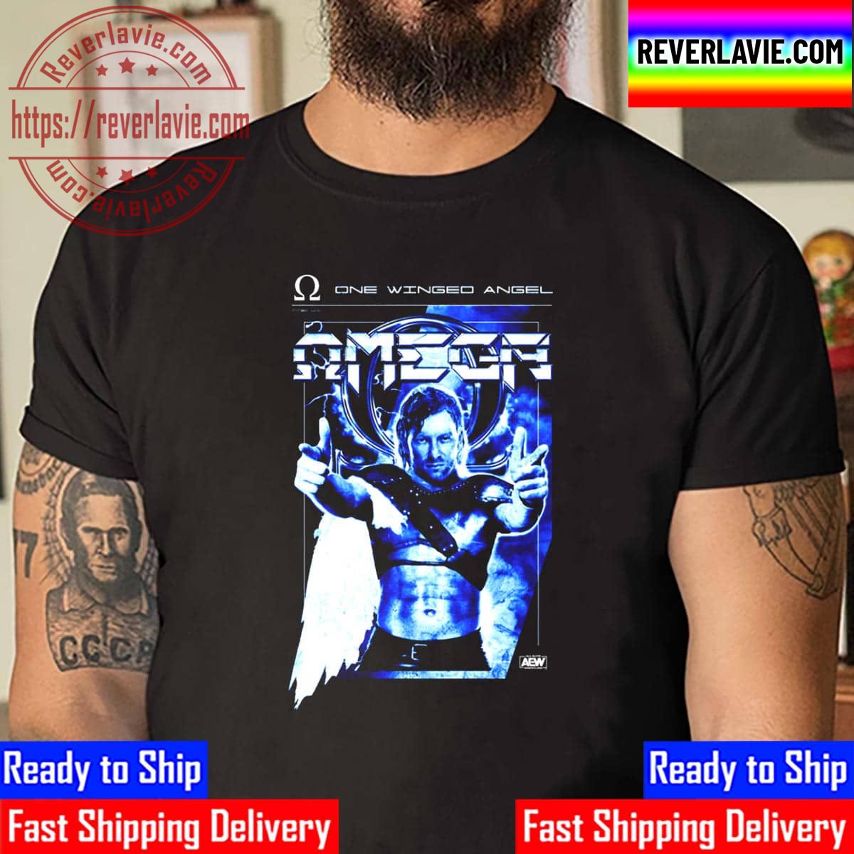 All Elite Wrestling Kenny Omega The One Winged Angel Unisex T-Shirt All Elite Wrestling Kenny Omega The One Winged Angel Unisex T-Shirt