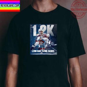 Andrew Cogliano 1200 Career NHL Games With Colorado Avalanche Unisex T-Shirt