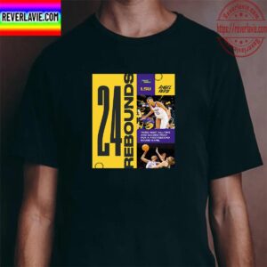 Angel Reese 24 Rebounds With LSU Womens Basketball In NCAA March Madness Unisex T-Shirt