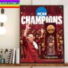 Arkansas Razorbacks Womens Track And Field NCAA National Champions Home Decor Poster Canvas