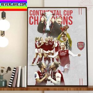 Arsenal The FA Womens Continental League Cup Champions Home Decor Poster Canvas