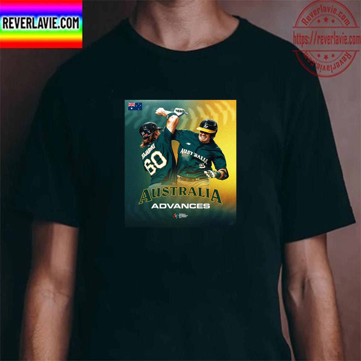 Australia Advances To The Quarter Final Of The 2023 World Baseball Classic Classic T-Shirt Australia Advances To The Quarter Final Of The 2023 World Baseball Classic Classic T-Shirt