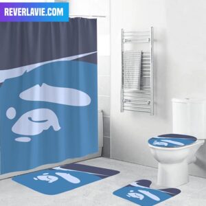 Bape A Bathing Ape In Blue x Nike Swoosh Bathroom Set