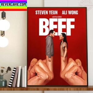 Beef Is A Netflix Series With Starring Steven Yeun And Ali Wong Home Decor Poster Canvas