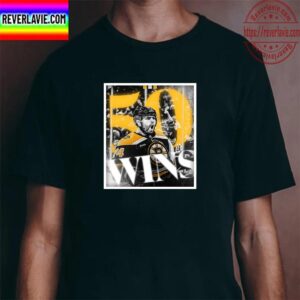 Boston Bruins 50 Wins In NHL Classic T-Shirt