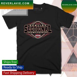 Bowling Sectionals OHSAA 2023 logo T-shirt