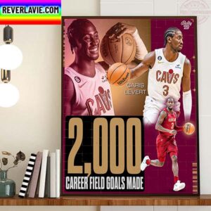 Caris LeVert 2000th Career Field Goal Made Home Decor Poster Canvas