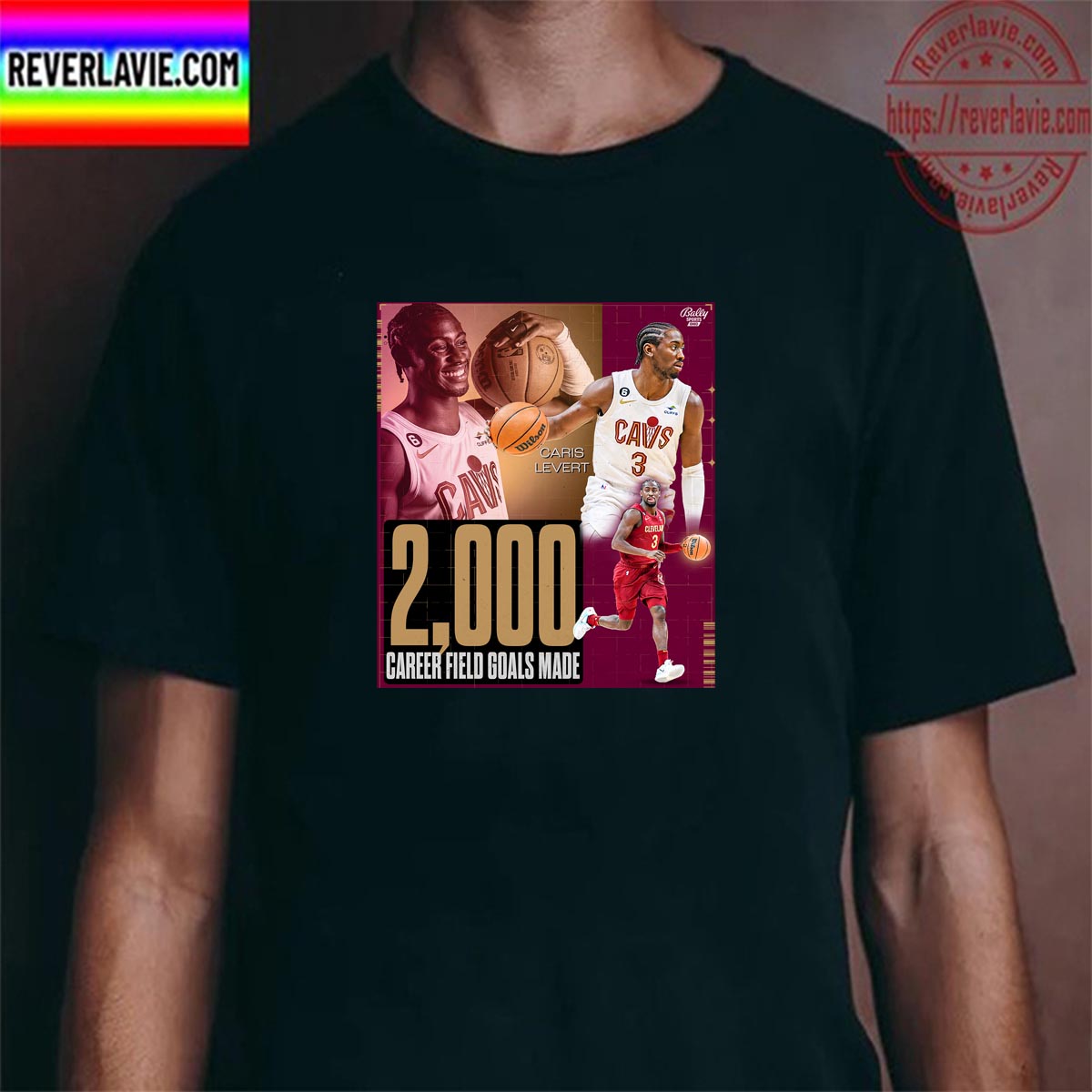 Caris LeVert 2000th Career Field Goal Made Unisex T-Shirt Caris LeVert 2000th Career Field Goal Made Unisex T-Shirt