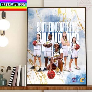 Chattanooga Womens Basketball Are 2023 Southern Conference Champions Home Decor Poster Canvas