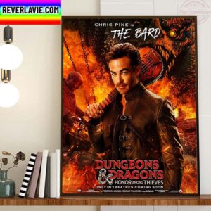 Chris Pine Is The Bard In Dungeons And Dragons Honor Among Thieves Home Decor Poster Canvas