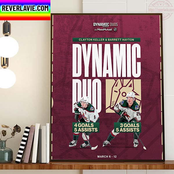 Clayton Keller And Barrett Hayton Make One Fine Dynamic Duo Home Decor Poster Canvas Clayton Keller And Barrett Hayton Make One Fine Dynamic Duo Home Decor Poster Canvas