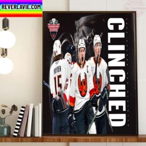 Coachella Valley Firebirds Clinched 2023 Calder Cup Playoffs Home Decor Poster Canvas
