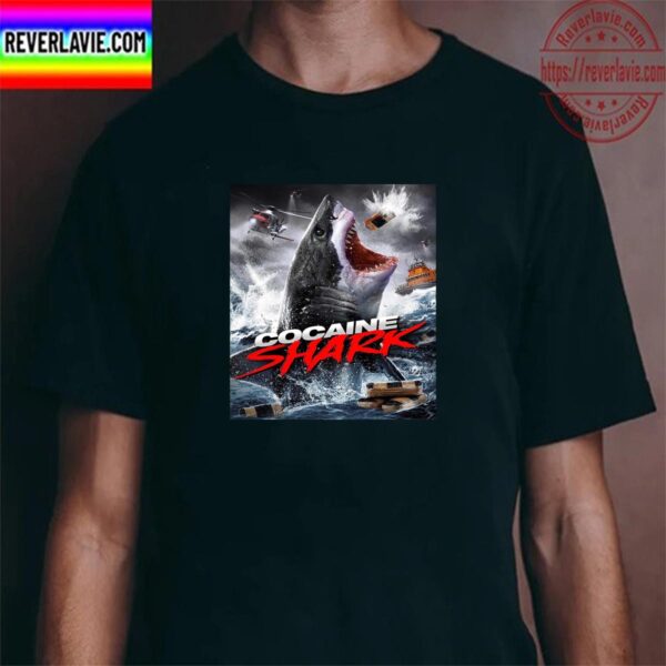 Cocaine Shark Official Poster Movie Unisex T-Shirt
