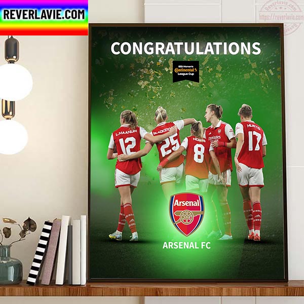 Congratulations To Arsenal Women Are Conti Cup Winners Home Decor Poster Canvas Congratulations To Arsenal Women Are Conti Cup Winners Home Decor Poster Canvas