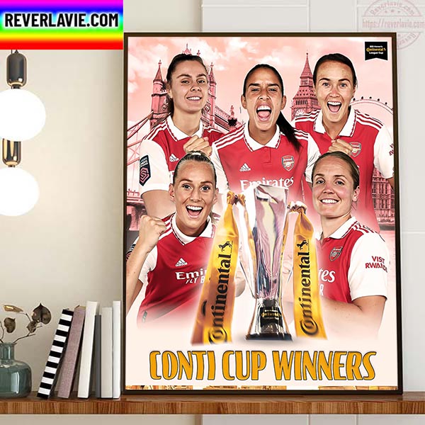 Conti Cup Winners Are Arsenal Women Home Decor Poster Canvas Conti Cup Winners Are Arsenal Women Home Decor Poster Canvas