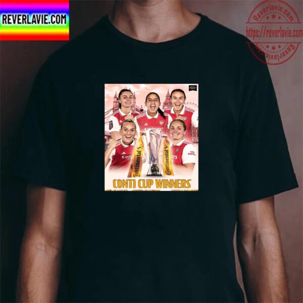 Conti Cup Winners Are Arsenal Women Unisex T-Shirt