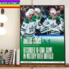 Dallas Stars Recorded 10 Goal Game In Victory Over Buffalo In NHL Home Decor Poster Canvas