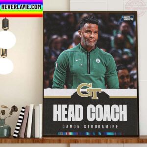 Damon Stoudamire Is The New Head Coach Of The Georgia Tech Yellow Jackets Mens Basketball Home Decor Poster Canvas